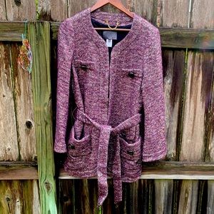 Tevrow + Chase wool jacket/coat. Size 8